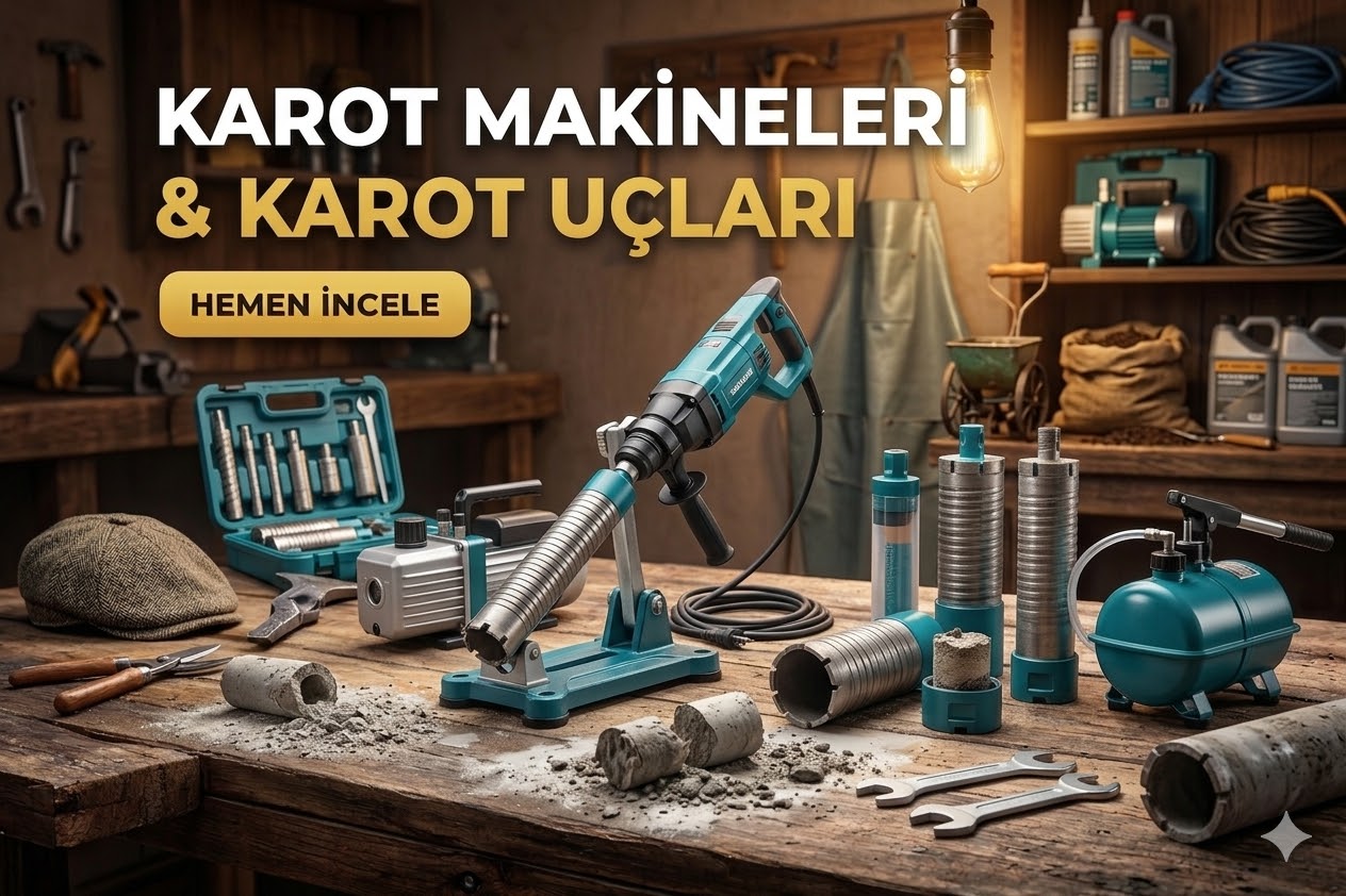 Karot Makineleri & Karot Uçları