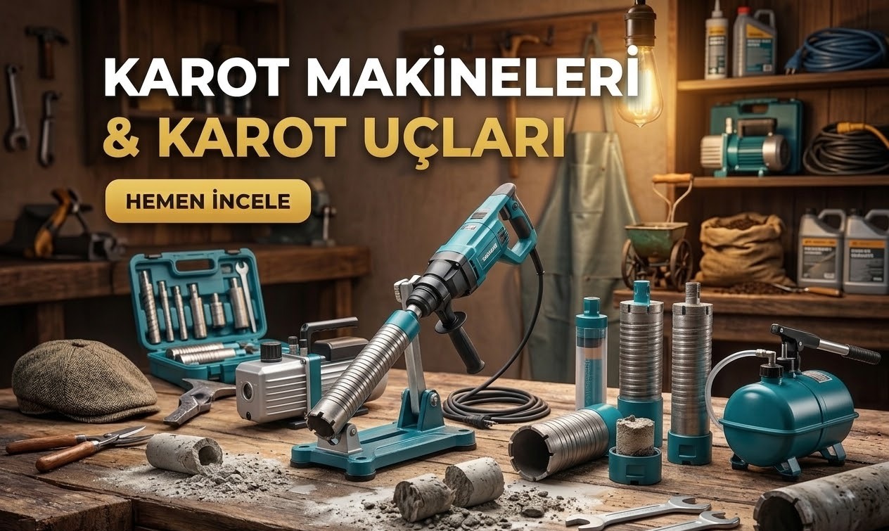Karot Makineleri & Karot Uçları