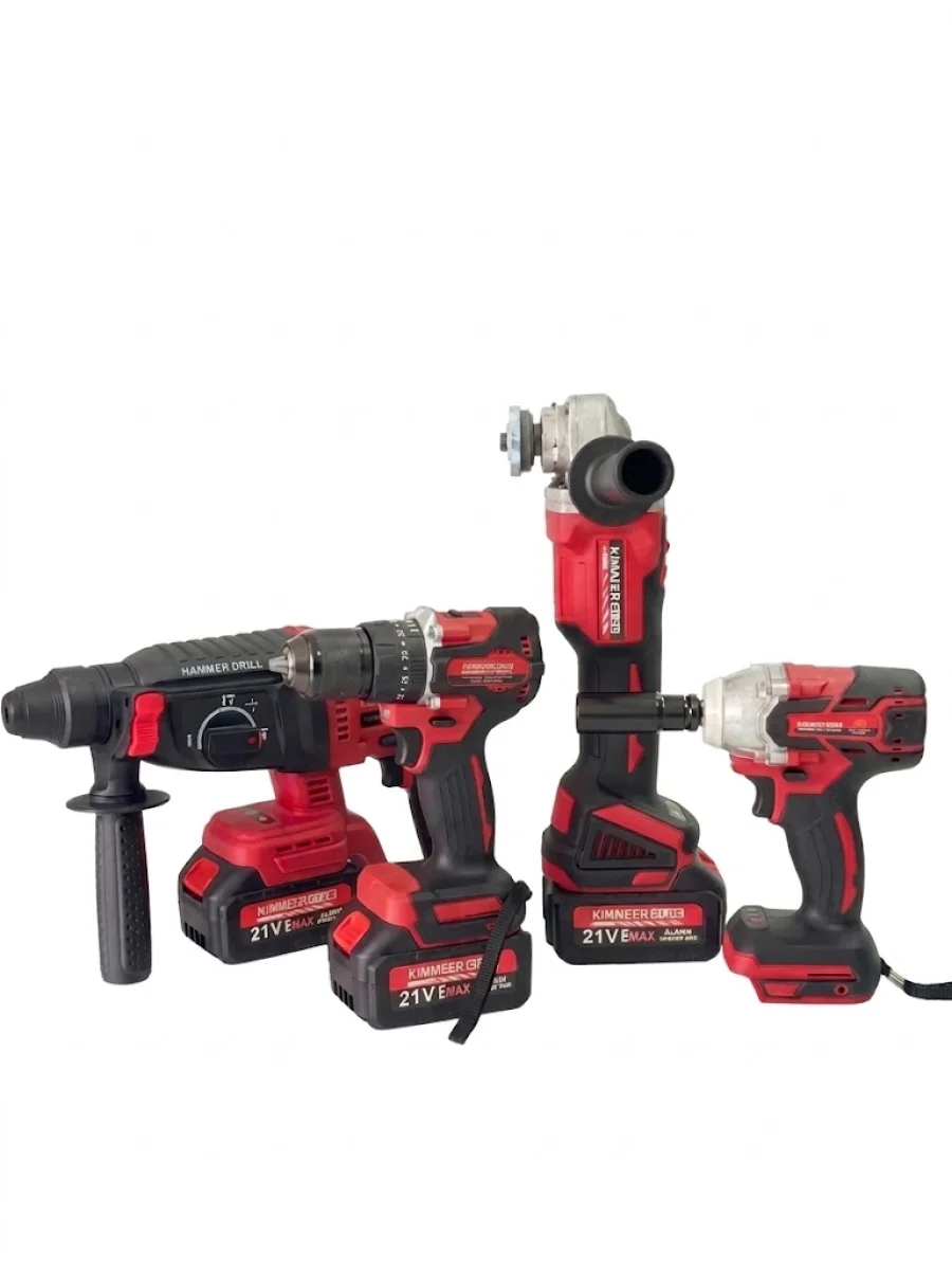 KİMMER PLUS Profesyonel 4'lü Set – Profesyonel Kullanım İçin Komple El Aletleri Seti